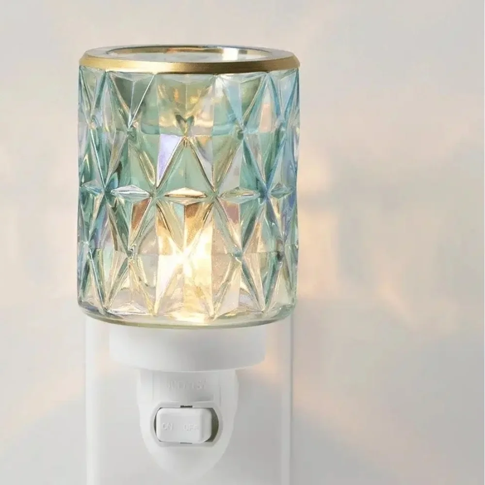 Scentsy Iridescent Teal Plug-In Warmer Nightlight